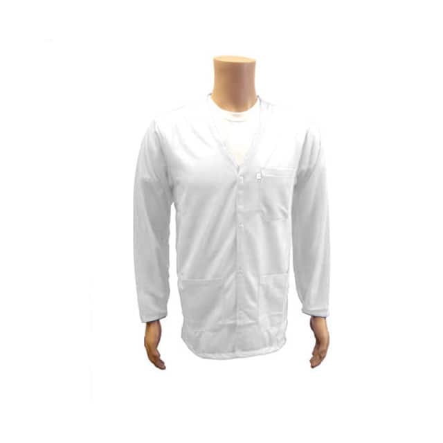 JKV9023SPWH V-NECK, SNAP CUFF, MEDIUM