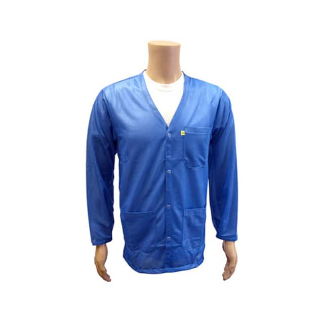 JKV9024SPLB V-NECK, SNAP CUFF, LARGE