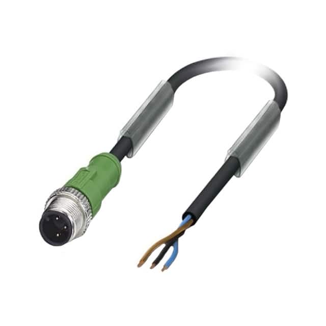 1682566 CBL 3POS MALE TO WIRE 32.8'