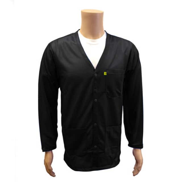 JKV9026SPBK V-NECK, SNAP CUFF, 2X-LARGE