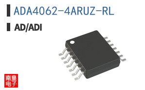 ADA4062-4ARUZ-RL The ADA4062-4ARUZ-RL is a quad JFET input operational amplifier from Analog Devices. It features a 1.4MHz gain bandwidth product and a 3.3V/µs slew rate.
