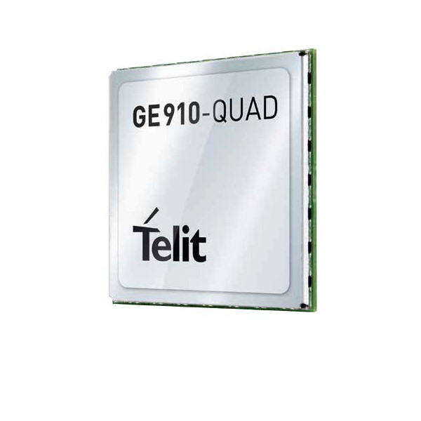 GE910-QUAD The Telit GE910-QUAD is a 2.5G GSM/GPRS cellular module offering quad-band support and GPRS Class 10 connectivity. It features a compact LGA package and multiple interfaces.