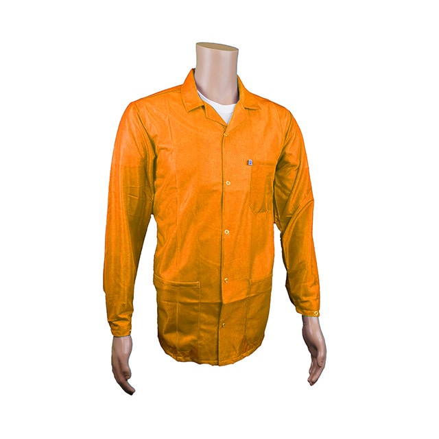 JKC9028SPOR ESD JACKET SNAP CUFF 4XL ORANGE