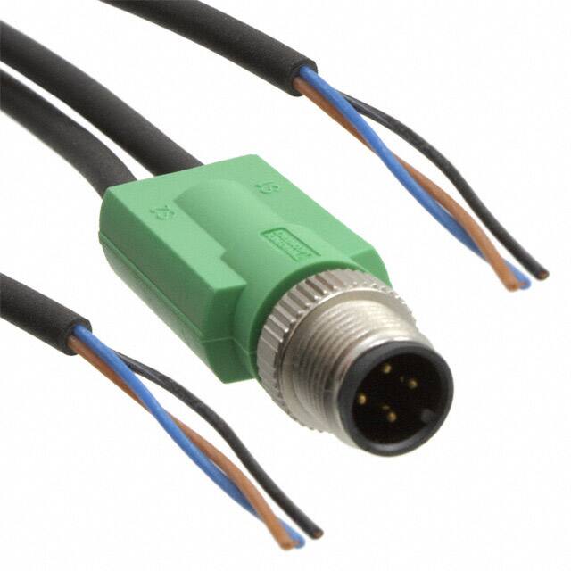 1669754 CBL 3POS MALE TO WIRE 16.4'