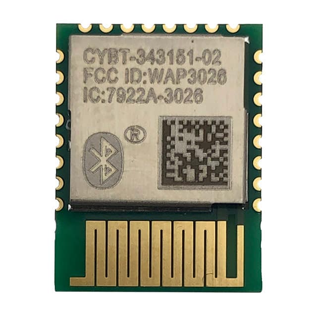 CYBT-343151-02 RF TXRX MOD BLE 5.0 TRC ANT SMD