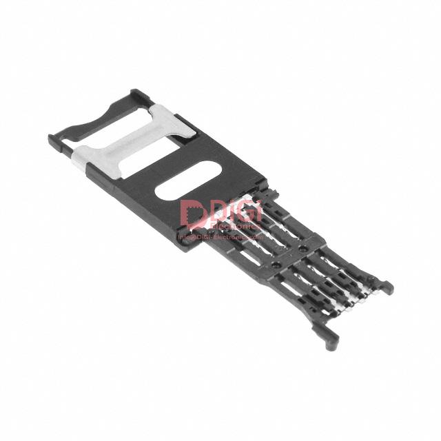 CCM03-3002LFTR102 The C&K Components CCM03-3002LFTR102 is a SIM/SAM card connector designed for surface mount applications. It features a right-angle mounting type and gold-plated contacts.