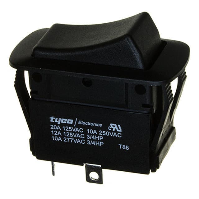 1571102-4 SWITCH ROCKER DPST 20A 125V