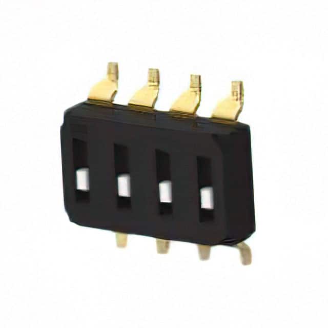 EDS04SGRSTR04Q END STACK DIP 4P G RECESS SEAL T