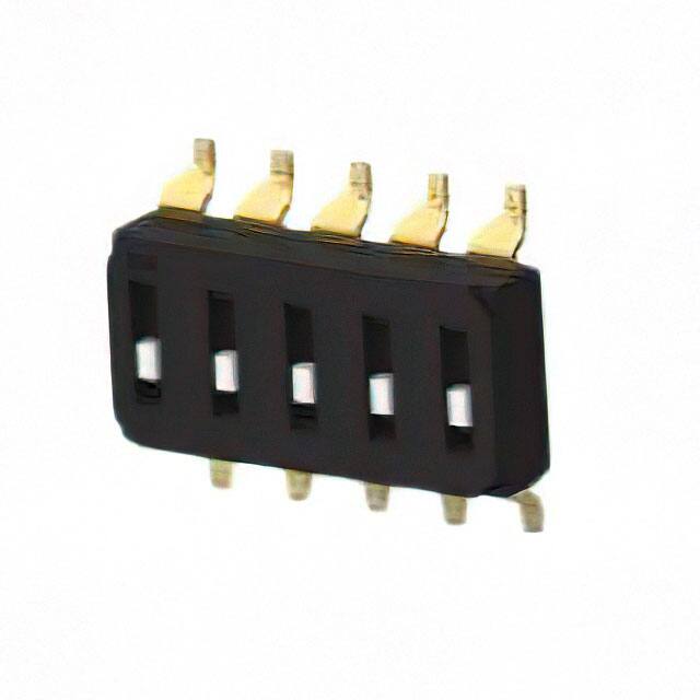 EDS05SGRSTR04Q END STACK DIP 5P G RECESS SEAL T
