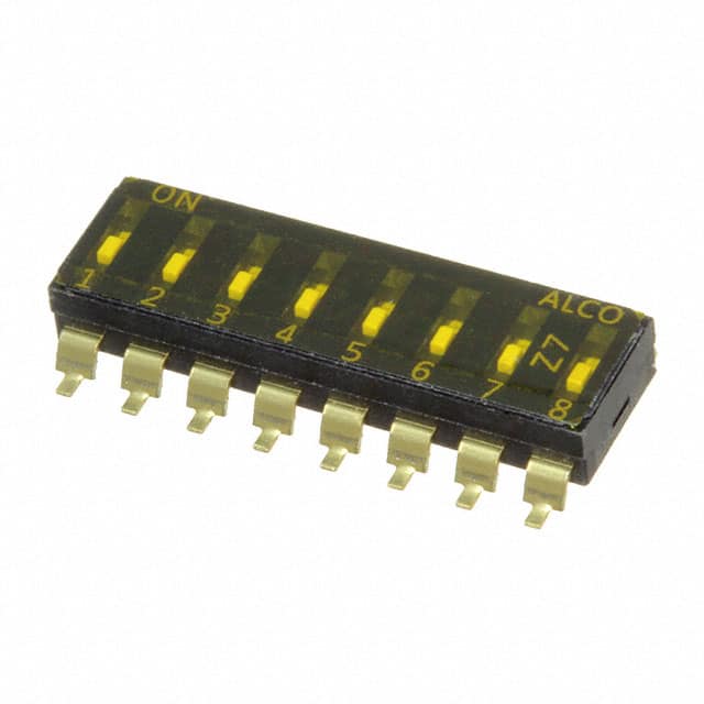 EDS08SGRSTR04Q END STACK DIP 8P G RECESS SEAL T