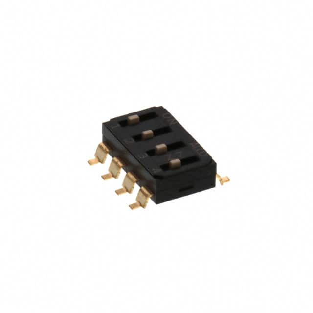 EDS04SGNNTR04Q END STACK DIP 4P G RAISED T&R