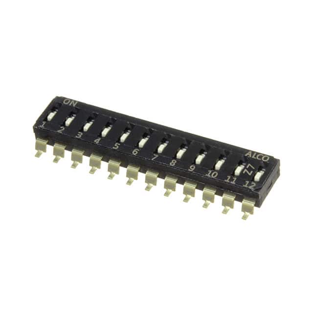 EDS12SGRNTR04Q END STACK DIP 12P G RECESS T&R