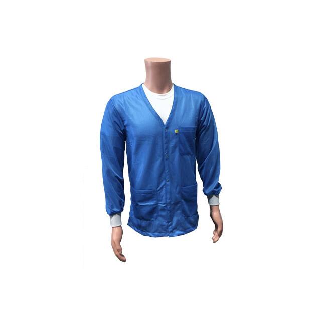 JKV9029LB V-NECK, KNIT CUFF, 5X-LARGE