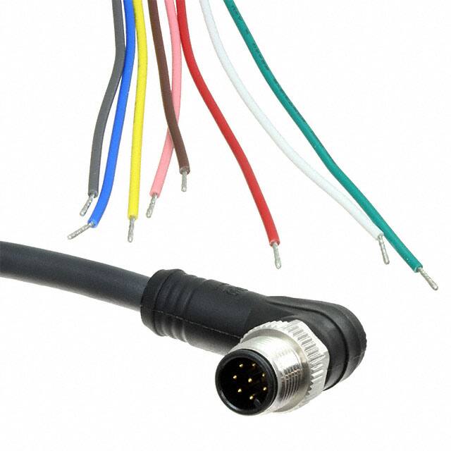 1200652317 CBL 8POS MALE TO WIRE 32.8'