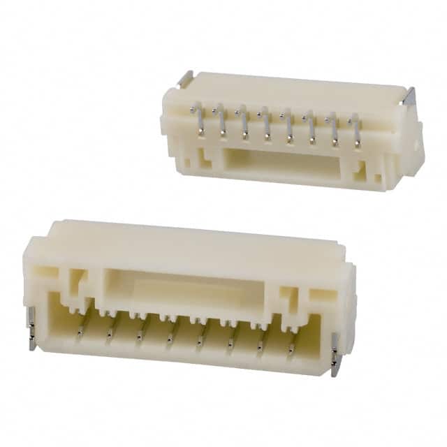 SM08B-GHS-TB(LF)(SN) CONN HEADER SMD R/A 8POS 1.25MM