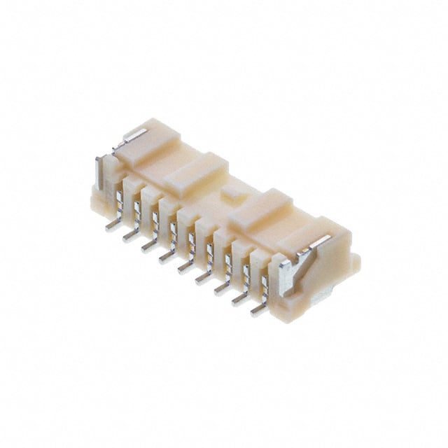 SM09B-PASS-TBT(LF)(SN) CONN HEADER SMD R/A 9POS 2MM