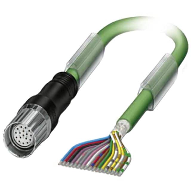 1619277 CBL 17POS FMALE TO WIRE 6.56'