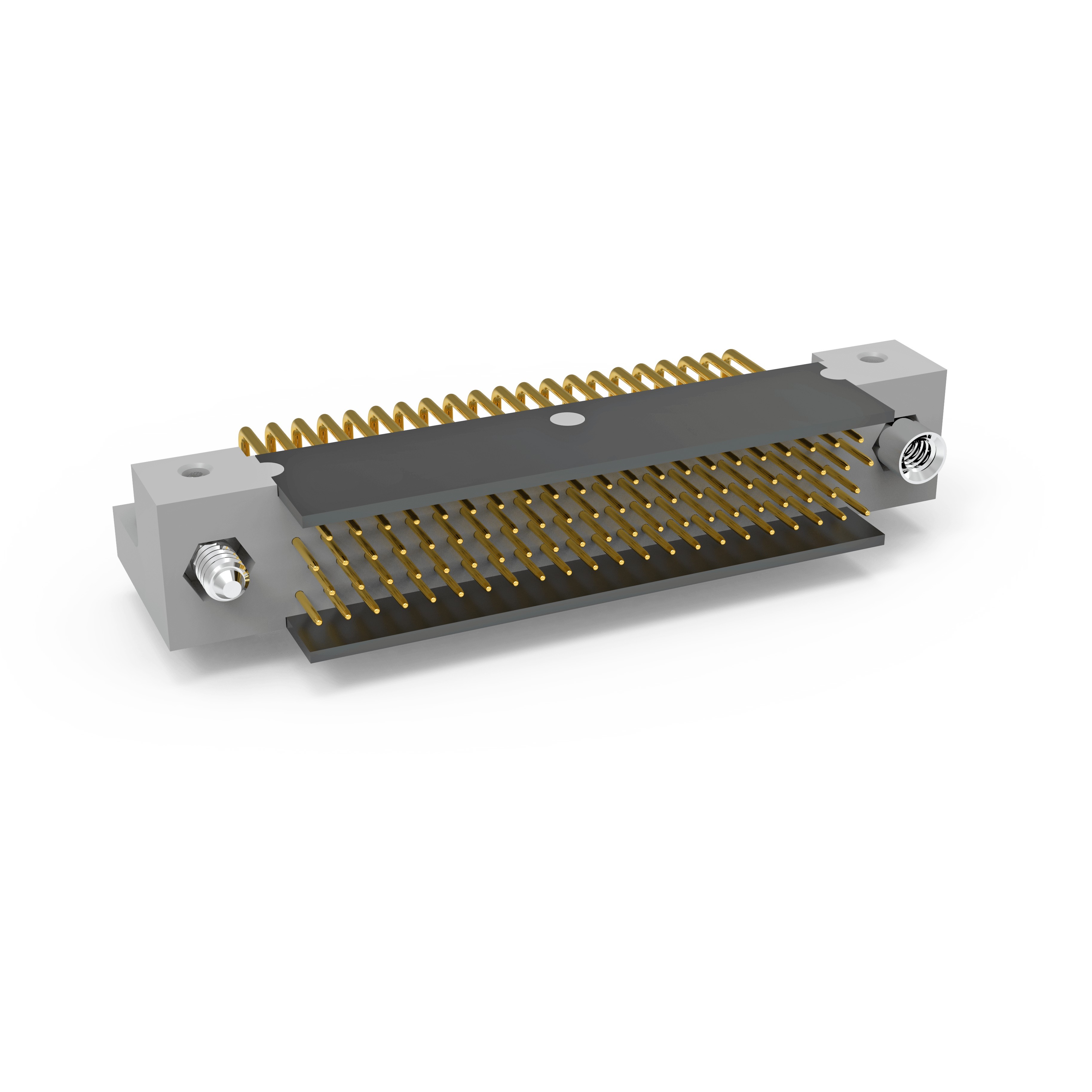 RM452-086-311-9000 AirBorn RM452-086-311-9000 is a 86-position, 4-row, 1.91mm pitch right angle plug connector for backplane applications. It features through hole solder termination and gold contact finish.
