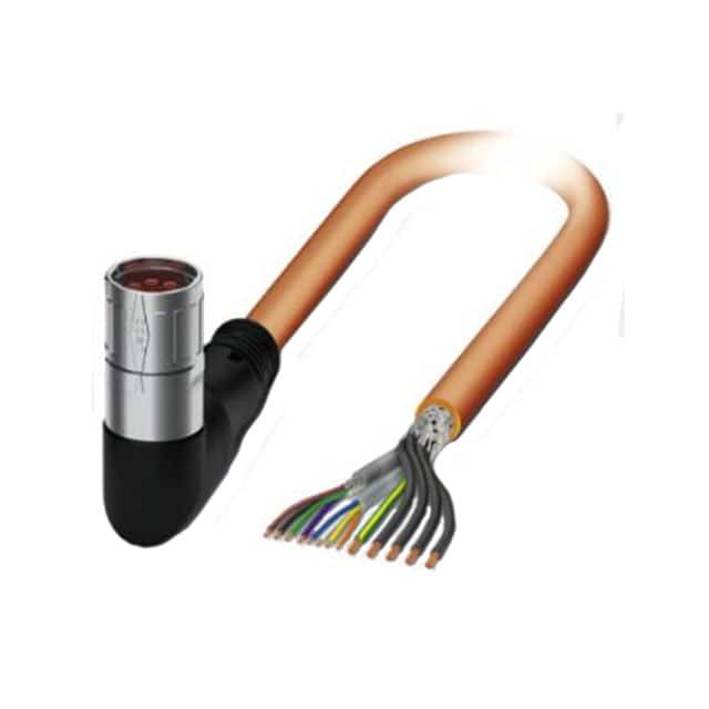 1622230 CBL 13POS FMALE TO WIRE 6.56'