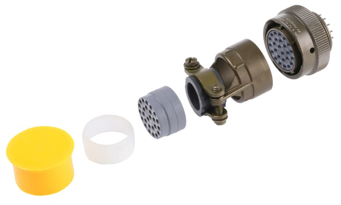 851-06EC16-26S50 This Souriau-Sunbank by Eaton 851 series MIL Spec Circular Connector features 26 contacts and a bayonet mating type. It is rated for 7.5A and 500V.