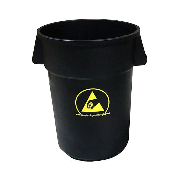 WBAS180 CONDUCTIVE WASTE BSKT 44 GAL BLK