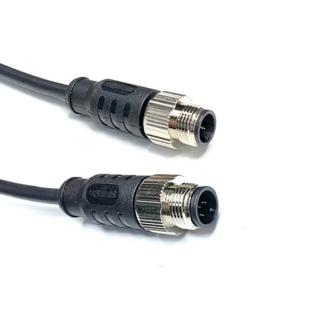 M12A-05CMSMS-UL24N10 CBL 5POS MALE TO MALE 3.28'
