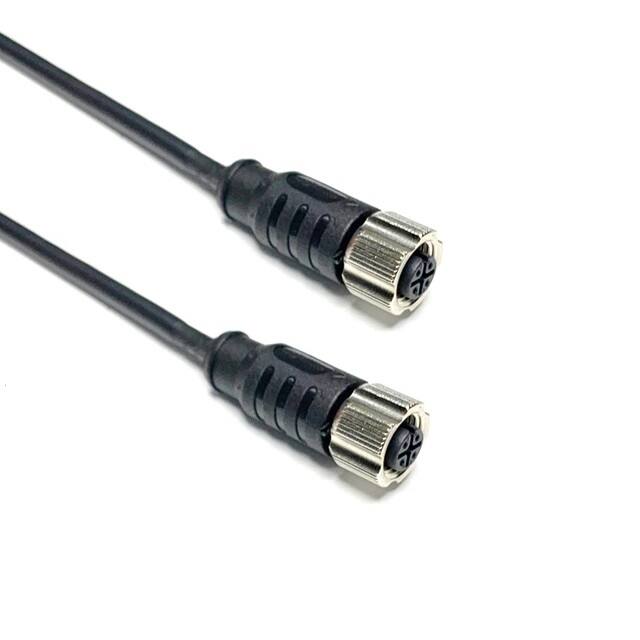 M12A-05CFSFS-UL24N10 CBL 5POS FMALE TO FMALE 3.28'