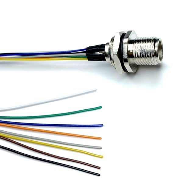 M12X-08PM0-UL24N05 CBL 8POS MALE TO WIRE 1.64'