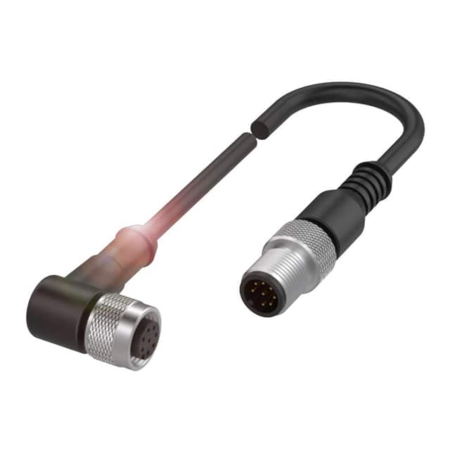 BCC00RR CBL 8POS MALE TO FMALE 16.4'