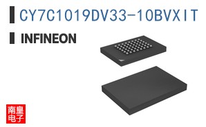 CY7C1019DV33-10BVXIT The CY7C1019DV33-10BVXIT is a 1Mbit SRAM from Cypress Semiconductor with a 10ns access time. It operates at 3V-3.6V and comes in a 48-VFBGA package.