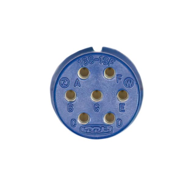 9716S-1S INSERT, SOCKETS, 7 POS, SOLDER C