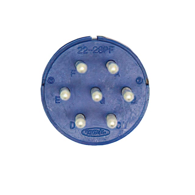 9722-28P INSERT, PINS, 7 POS, SOLDER CUP