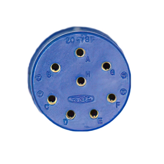 9720-7S INSERT, SOCKETS, 8 POS, SOLDER C