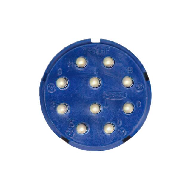 9718-1P INSERT, PINS, 10 POS, SOLDER CUP