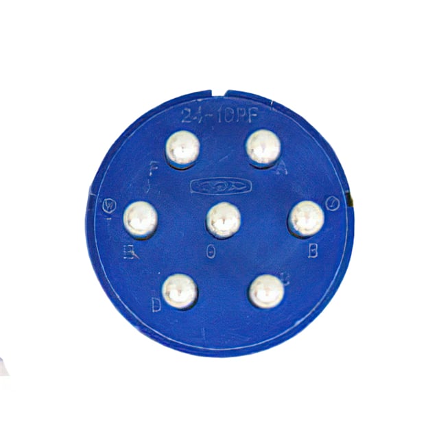 9724-10P INSERT, PINS, 7 POS, SOLDER CUP