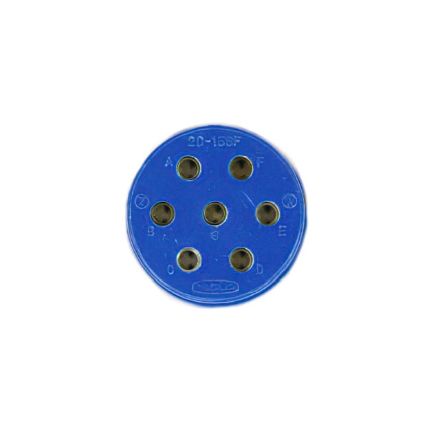 9720-15S INSERT, SOCKETS, 7 POS, SOLDER C