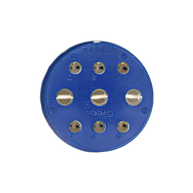 9724-11S INSERT, SOCKETS, 9 POS, SOLDER C