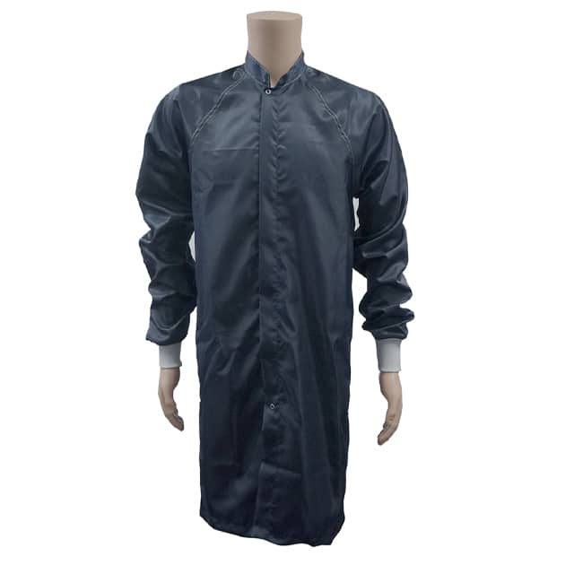 JLM6201NB ESD CLEANROOM FROCK, NAVY, XS
