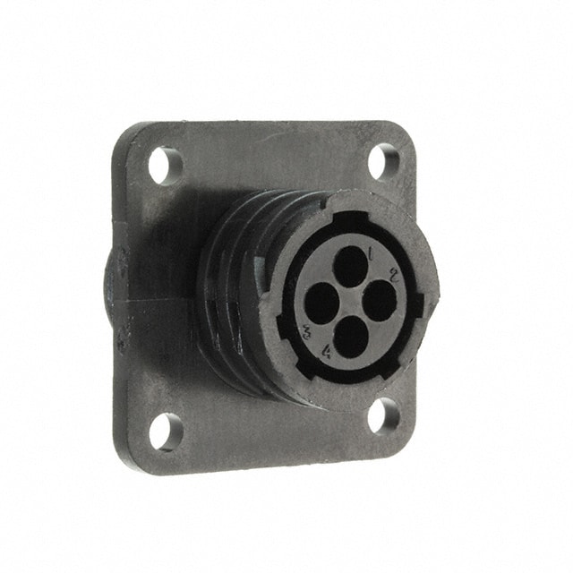 206430-1 CONN RCPT HSNG FMALE 4POS PNL MT