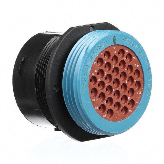 HDP24-24-31PE CONN RCPT HSNG MALE 31POS PNL MT
