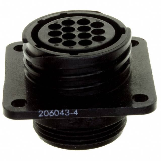 206043-4 CONN RCPT HSG FMALE 14POS PNL MT