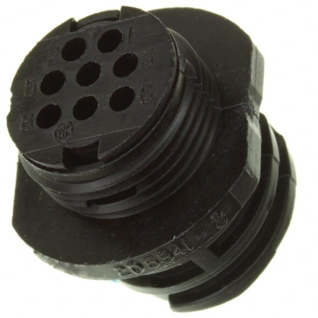 205841-2 CONN RCPT HSNG MALE 8POS INLINE