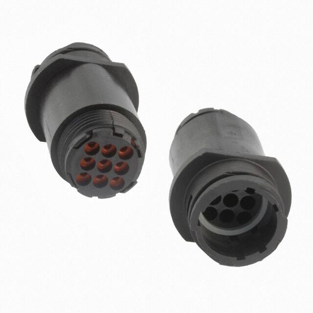 788159-2 CONN RCPT HSNG MALE 9POS INLINE