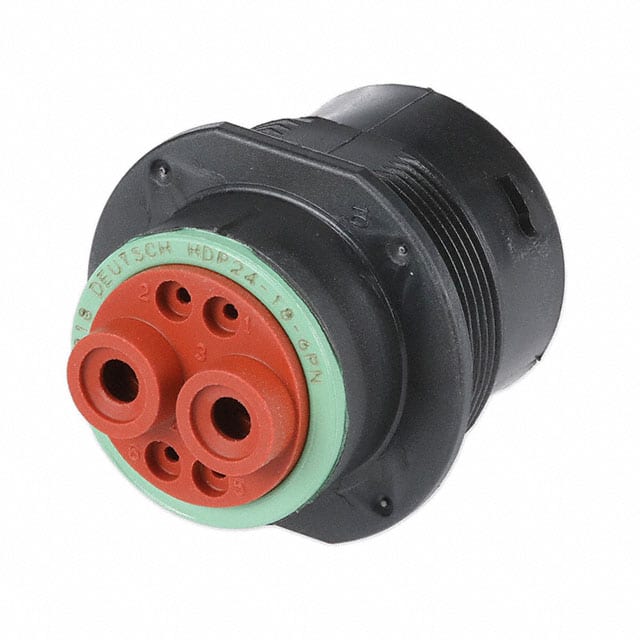 HDP24-18-6PN CONN RCPT HSNG MALE 6POS PNL MNT