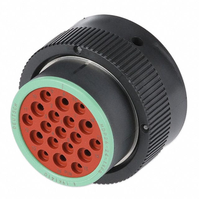 HDP26-24-19PN CONN PLUG HSG MALE 19POS INLINE