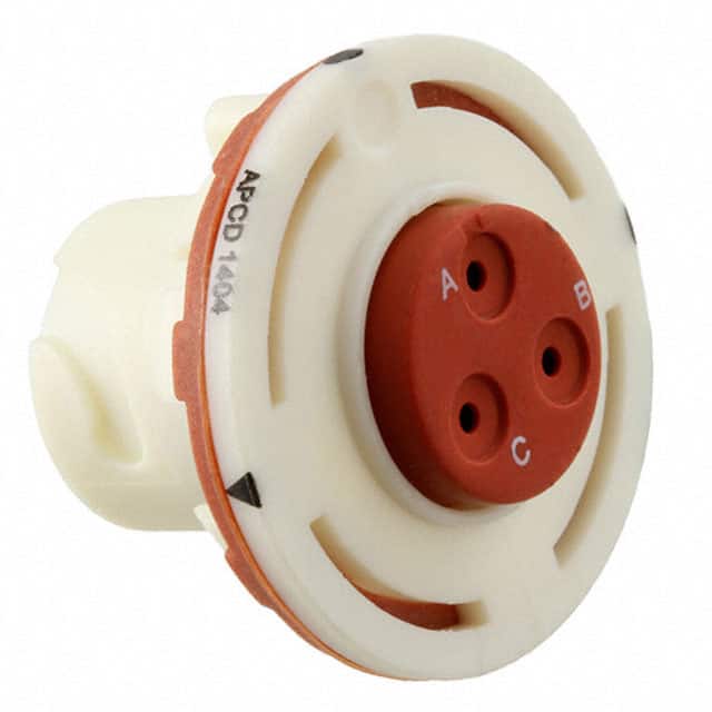 SJS840320 CONN RCPT HSNG MALE 3POS PNL MNT