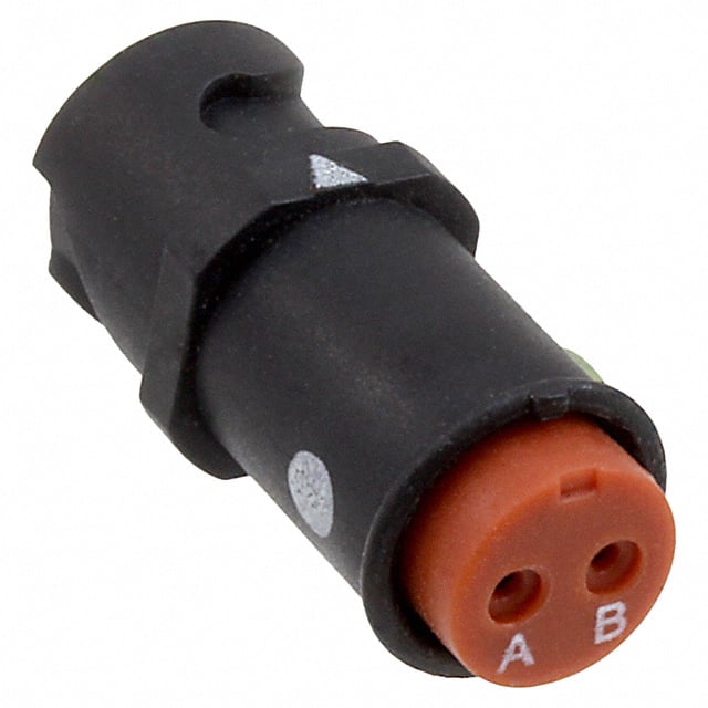 SJS830270 CONN RCPT HSNG MALE 2POS INLINE