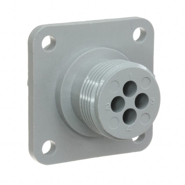 211908-1 CONN RCPT HSNG FMALE 4POS PNL MT