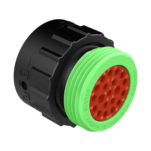 AHDP06-18-20SN-WTA CONN PLG HSG FMALE 20POS INLINE