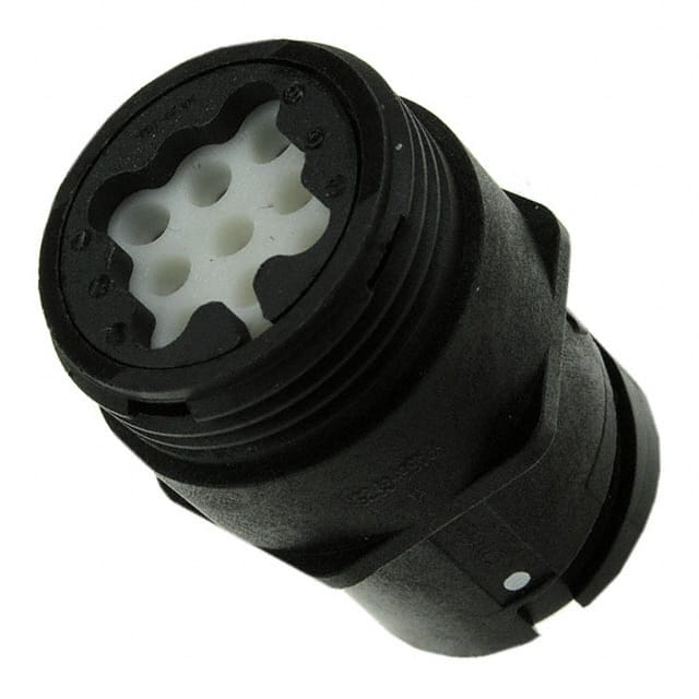 1445825-3 CONN RCPT HSNG MALE 9POS INLINE
